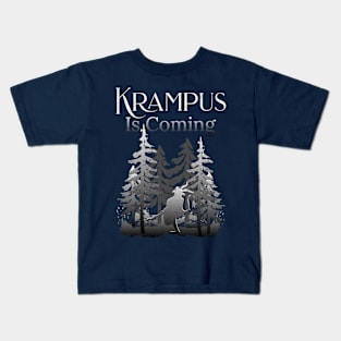 Krampus Is Coming Kids T-Shirt